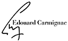 Signature manuscrite Edouard Carmignac